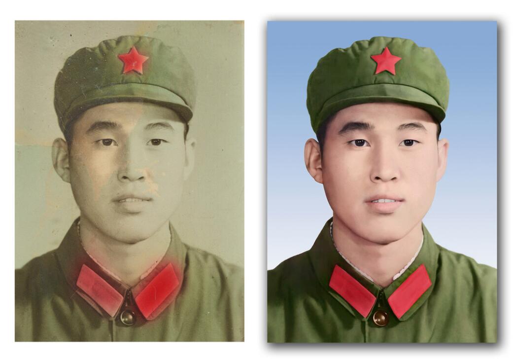 彬村山华侨农场破损照片修复-18